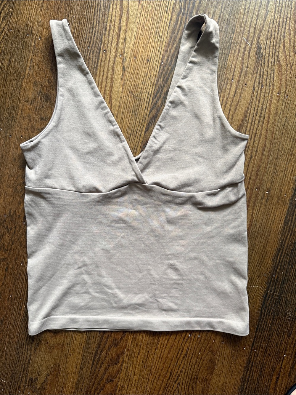 Primark Taupe Crossover V-Neck Tank Top